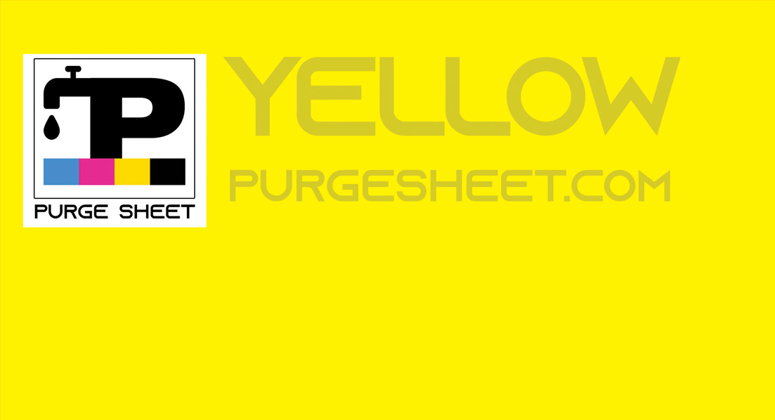นี่คือ YELLOW (แผ่น purge)